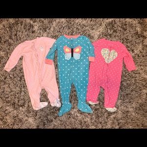 Baby Girl Set of 6- 6 Months Pajama Lot